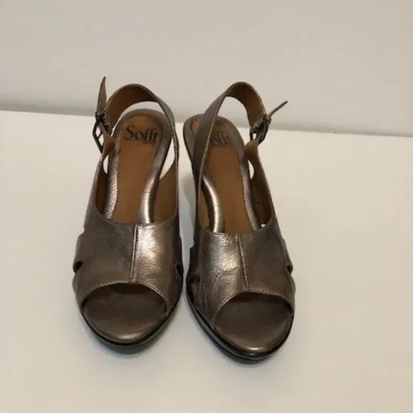 Metallic slingback size 7 - Picture 1 of 4